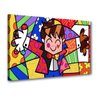 Quadro Decorativo Romero Britto Criança Abraço - 1