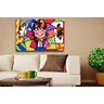 Quadro Decorativo Romero Britto Criança Abraço - 2