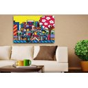 Ver imagem 2 de Quadro Grande Romero Britto a Familia