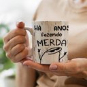 Ver imagem 2 de Caneca Flork Fazendo Merda
