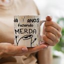 Ver imagem 3 de Caneca Flork Fazendo Merda