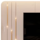 Ver imagem 3 de Painel para Tv 75 Pol com Led Orgânico Dion D05 Off White - Lyam Decor