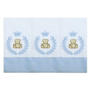 Jogo de Fralda de Boca - Thed:thed Azul