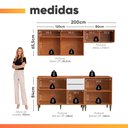 Ver imagem 4 de Armário de Cozinha Completa 8 Portas 2 Gavetas 100% MDF Reflecta Clara