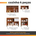 Ver imagem 5 de Armário de Cozinha Completa 8 Portas 2 Gavetas 100% MDF Reflecta Clara