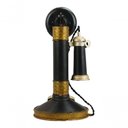 Ver imagem 4 de Telefone de Disco 26x13x13cm Estilo Retrô - Vintage