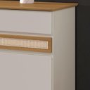 Ver imagem 5 de Buffet Balcão Aco 4 Portas com Acabamento em Ratan Cor Off White Nogueira