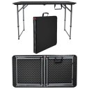 Ver imagem 3 de Mesa Dobrável Vira Maleta com Alça Portátil 1.80m