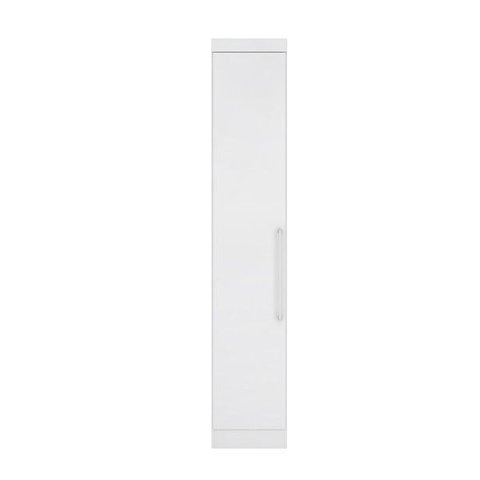 Guarda Roupa Roupeiro Armário 1 Porta Módulo Branco para Quarto - Bela Móveis