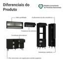 Ver imagem 4 de Armário de Cozinha Completa 300 Cm Preto Nice Madesa 08 Preto