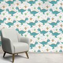 Ver imagem 3 de Papel de Parede Infantil Dinossauros Mod 18-60x300cm
