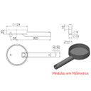 Ver imagem 2 de Queimador Simples Fogão Industrial de Ferro Fundido N05 13cm