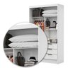 Guarda Roupa Casal Modulado Sevilha 5 Portas 2 Portas 8 Gavetas Premium Carioca Móveis - 8