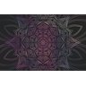 Quado Decorativo Mandala Cores Vibrantes Violeta - 3