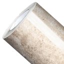 Ver imagem 1 de Papel de Parede Mármore Travertino Bege Ultra Brilhante Vinil Adesivo Impermeável Pia Box Piso 2mts