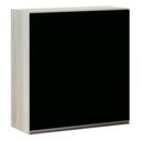 Ver imagem 1 de Armário Luciane 70cm 2 Portas Luci Legno Crema C/Preto Tx