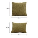 Ver imagem 4 de Kit Almofadas Decorativas 30x45cm e 40x40cm Linhão Mostarda - Nexta Casa