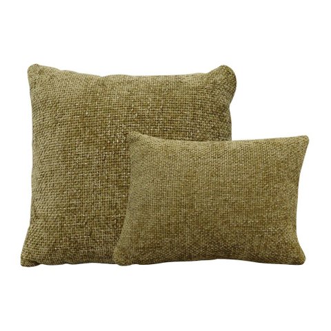 Kit Almofadas Decorativas 30x45cm e 40x40cm Linhão Mostarda - Nexta Casa