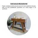 Ver mais imagens de Aparador para Sala de Estar 2 Portas Malibu Artely Cinamomo/Off White