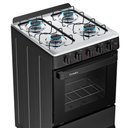 Ver imagem 5 de Fogão Esmaltec Ideal Pop 4 Bocas Preto com Forno Limpa Fácil