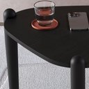 Ver imagem 2 de Mesa de Centro Organica Pes Madeira Nero Preto 28011 Artesano Nero Preto