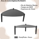 Ver imagem 6 de Mesa de Centro Orgânica Pé Madeira Nero/Preto