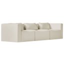 Ver imagem 2 de Sofá 3 Lugares Billy 210cm Orgânico Luxo Recepção Bouclé
