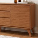 Ver mais imagens de Cômoda 3 Gavetas 2 Portas 165cm MDF Serena Natural