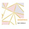 Papel de Parede Adesivo - 48 cm larg x 3 metros alt - Coleção Geometrico - Ref. Zara 06 - 5