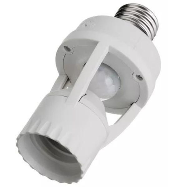 Sensor de Presença com Fotocélula para Lâmpada Soquete E27 - 1