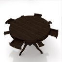 Ver imagem 6 de Conjunto Mesa de Jogos Carteado Bellagio Tampo Reversível Verde e 4 Cadeiras Madeira Poker Base Estr