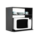 Ver imagem 2 de Suporte Nicho para Micro-ondas Forno Elétrico Cozinha Preto 60cm