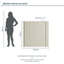 Ver imagem 3 de Painel Ripado Smart 120x120 cm (sem Furo) Incolar Luna