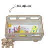 Baú Infantil Organizador de Brinquedos Formato Combi com Rodinhas – Mdf - Premium - 4