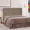 Ver imagem 6 de Cabeceira King Tóquio P04 195 Cm Suede Marrom Claro Tca 945