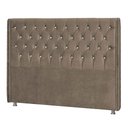 Ver imagem 4 de Cabeceira King Tóquio P04 195 Cm Suede Marrom Claro Tca 945