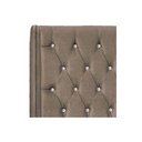 Ver imagem 2 de Cabeceira King Tóquio P04 195 Cm Suede Marrom Claro Tca 945