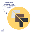 Ver imagem 4 de Moldura Roda Meio Ripado Eva Adesivo Saturno 5cmx5mm 25 Mts - Marrom