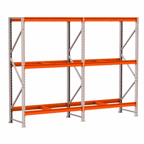 Kit Mini Porta Pallet 1 Inicial + 1 Continuação Amapá 500kg