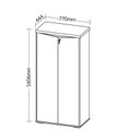 Ver imagem 6 de Armário Artany 2 Portas Ii - Y37 - Freijó/branco 6288