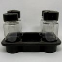 Ver imagem 6 de Porta Condimentos para Restaurantes e Lanchonetes 4 Frascos Preto