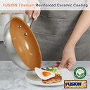 Ver imagem 3 de Duxtop Conjunto de Panelas Inox 17 Peças com Revestimento Cerâmico