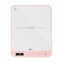 Ver imagem 1 de Cooktop de Indução Portátil Fischer 1 Boca Bivolt Touch Screen Rosa Candy