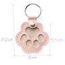 Chaveiro Patinha Pet Porta Pelos Cães e Gatos Lembrança Rosa - 2