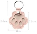 Ver imagem 2 de Chaveiro Patinha Pet Porta Pelos Cães e Gatos Lembrança Rosa