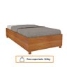 Cama Box Solteiro Mônaco - Madeira Reflorestada - Ripas Multilaminadas - Tcil Móveis - 5