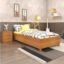 Ver imagem 1 de Cama Box Solteiro Mônaco - Madeira Reflorestada - Ripas Multilaminadas - Tcil Móveis