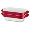 Conjunto 2 Travessas Cerâmica Vermelha KitchenAid - 1