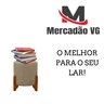 2 Puff Decorativo Thor Redondo Pes de Madeira e Tecido de Linho - Bege - 4