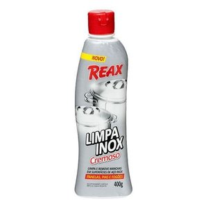 Kit 3 Limpador Reax Limpa Inox Cremoso 400g